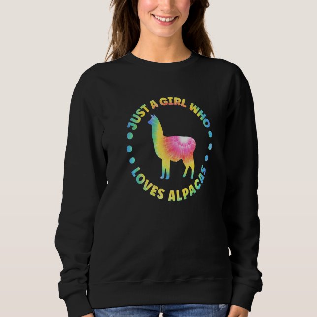 Alpaca Outfit for Llama Lovers Apparel Women & Gir T Shirt (Framsida)