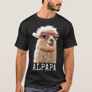 Alpaca Pappa Alpapa Lama Pappa Cute Alpaca Pappa F T Shirt