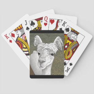 Alpaca Porträtt 2 Casinokort