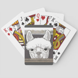 Alpaca Porträtt Casinokort