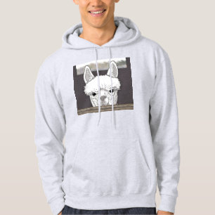 Alpaca Porträtt Hoodie