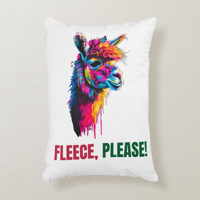 Alpaca Prydnadskudde (Framsidan(Vertikal))