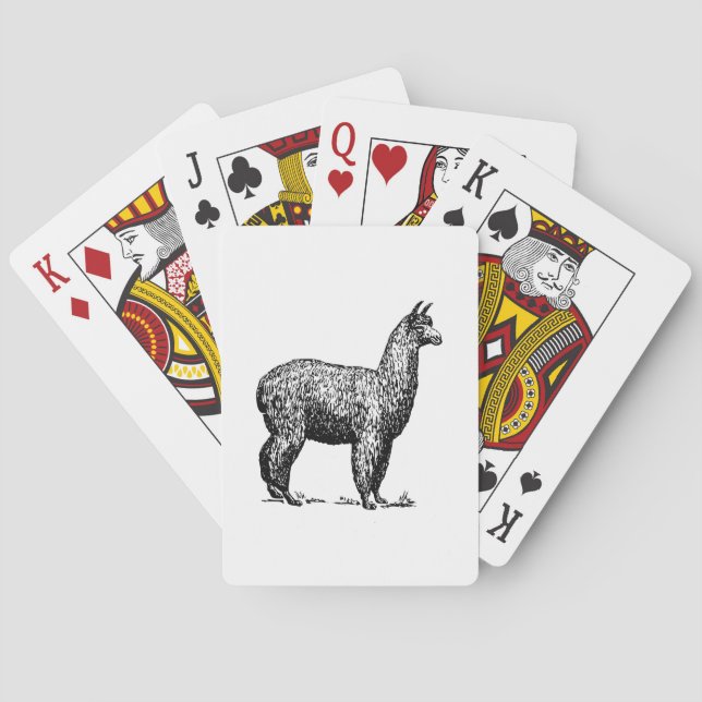 Alpaca Spel Kort (Baksidan)