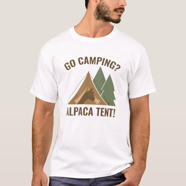 Alpaca Tält T Shirt (Framsida)