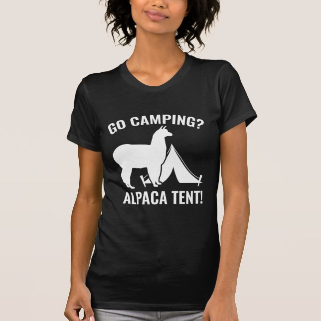 Alpaca Tält T Shirt (Framsida)
