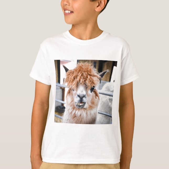 Alpaca Tee Shirt (Framsida)