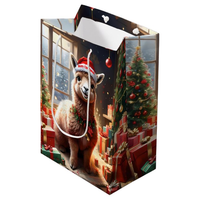 "Alpaca the Presenter: A julklapp" (Framsidan Vinklad)