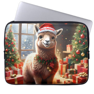 "Alpaca the Presenter: A julklapp" Laptop Fodral