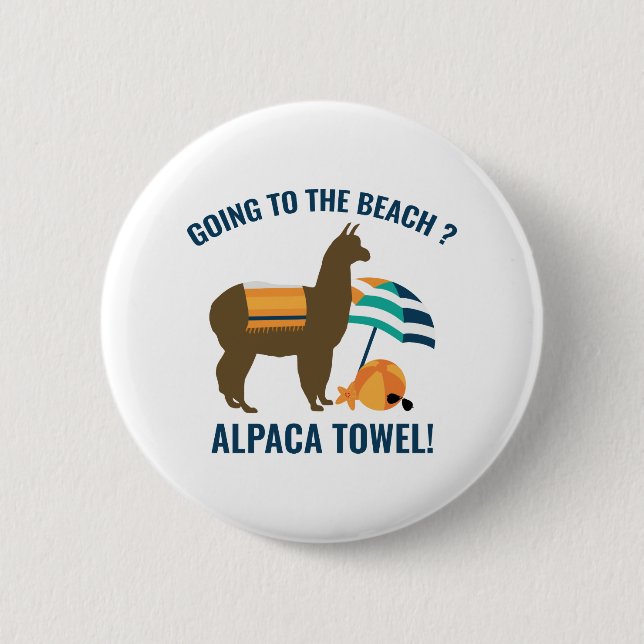 Alpaca Towel Knapp (Framsida)