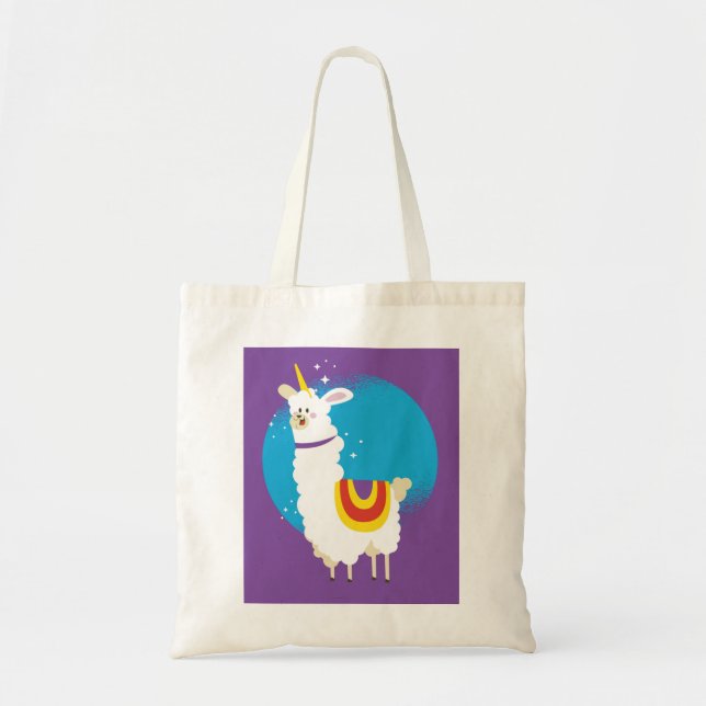 Alpaca Unicorn Tygkasse (Framsidan)