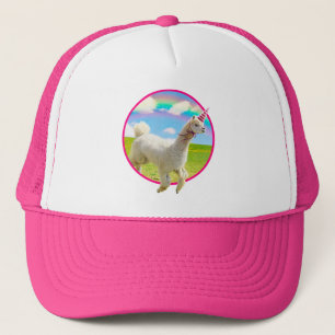 Alpaca Unicorn under Rainbow Himlar Keps