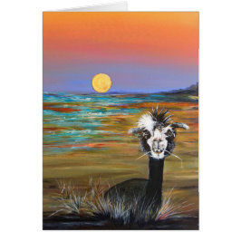 Alpaca - Vincent med artikelkort Hälsningskort