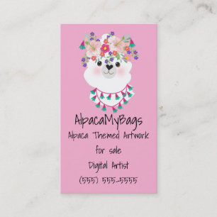 Alpaca Visitkort