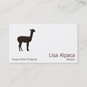 Alpaca Visitkort