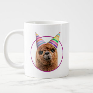 Alpaca War-Hattar i Party Jumbo Mugg