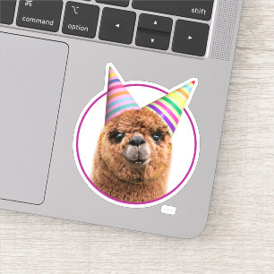 Alpaca War-Hattar i Party Klistermärken