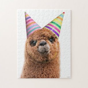 Alpaca War-Hattar i Party Pussel