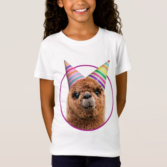 Alpaca War-Hattar i Party T Shirt (Framsida)