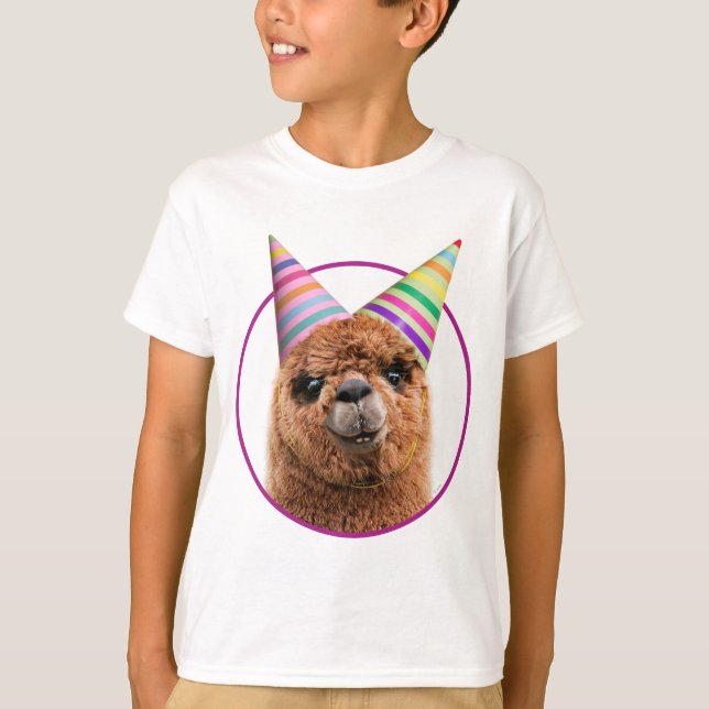 Alpaca War-Hattar i Party T Shirt (Framsida)