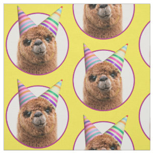 Alpaca War-Hattar i Party Tyg