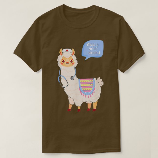 Alpaca Your Wound Cute Llama Wound Care Nurse Gift T Shirt (Design framsida)