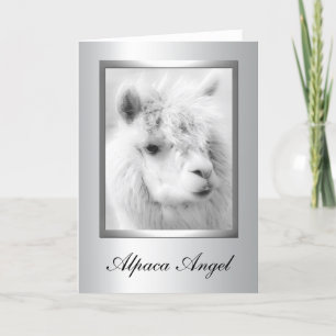 Alpacahälsningkort Helgkort