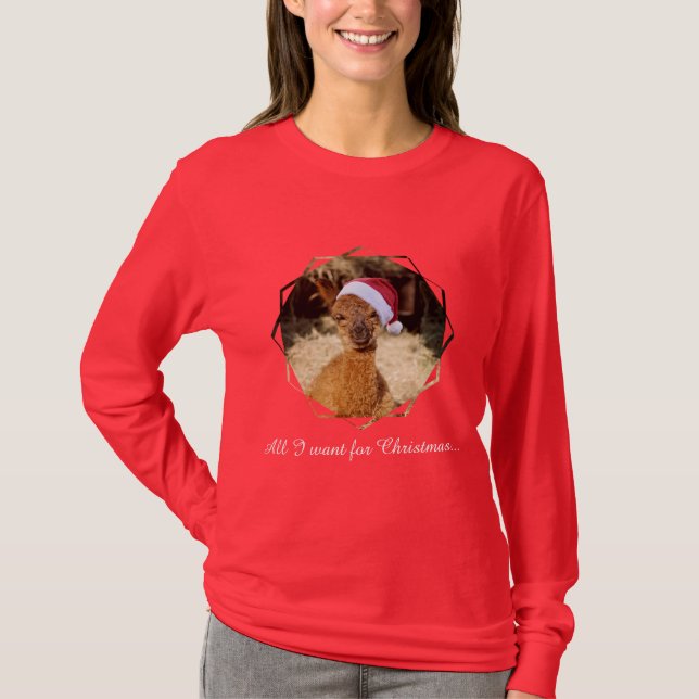 AlpacajulT-tröja T Shirt (Framsida)