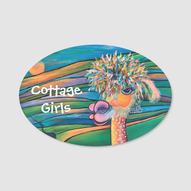 AlpacaKathleen namn bricka Namnbricka (Framsida)