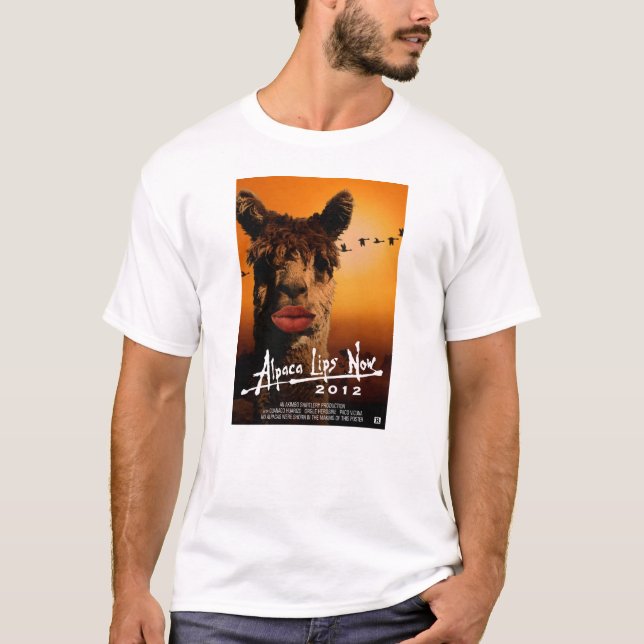 Alpacaläppar nu tee shirt (Framsida)