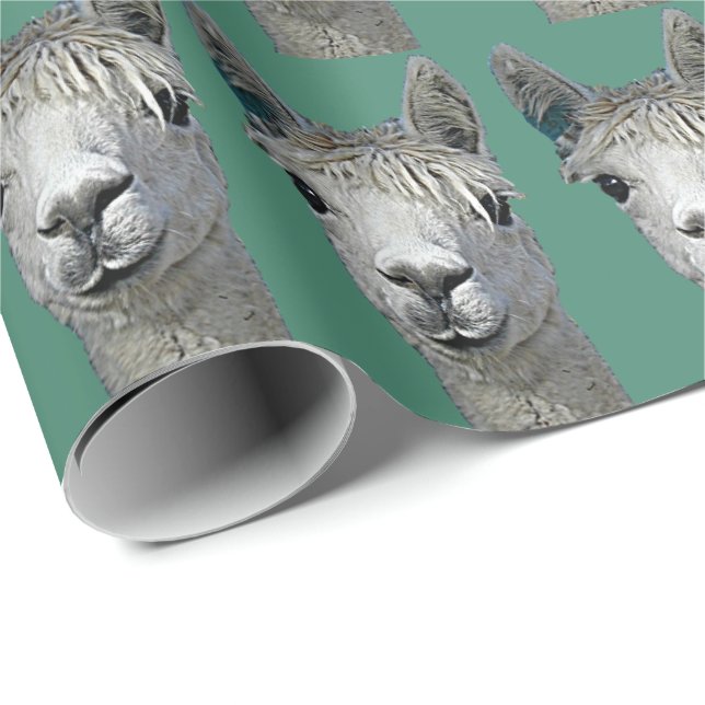 Alpacapapper Presentpapper (Rullad Hörn)
