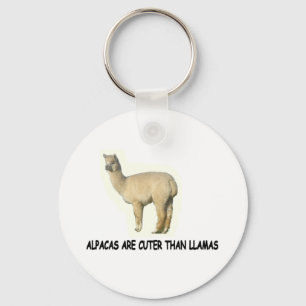 Alpacas är mer gullig än llamas nyckelring