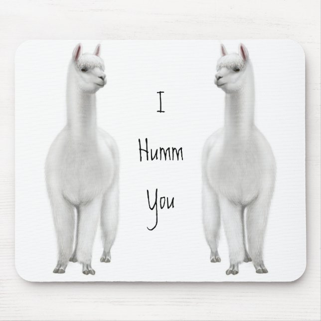 Alpacas Humm Mousepad Musmatta (Framsidan)