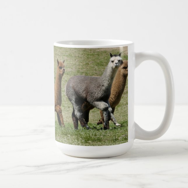 Alpacas i rörelsemugg kaffemugg (Höger)
