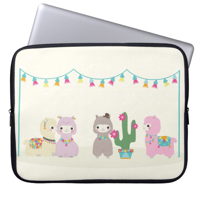 Alpacas Laptop sleeve (Framsidan)