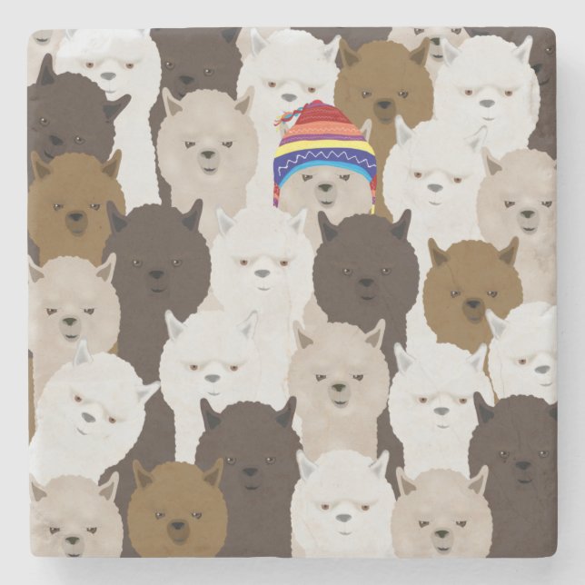 Alpacas Stone Underlägg (Framsidan)