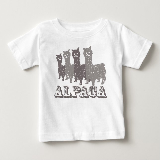 AlpacaSilhouette 4 B T-shirt (Framsida)