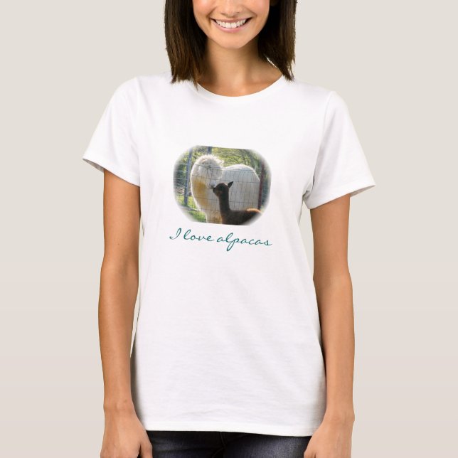 AlpacaskyssT-tröja Tee Shirt (Framsida)