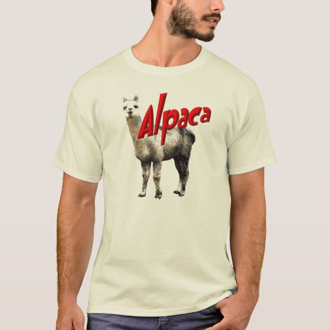 ALPACAt-skjorta Tee Shirt (Framsida)