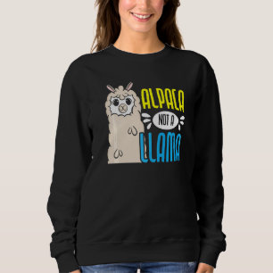 Alpacka Inte En Lama Alpacka Viskare Gårdsdjur T Shirt