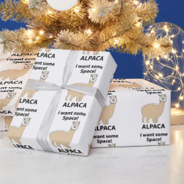 Alpacka Jag Vill Ha Lite Utrymme Rolig Alpacka Presentpapper