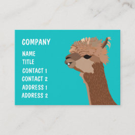 Alpacka Lama Visitkort