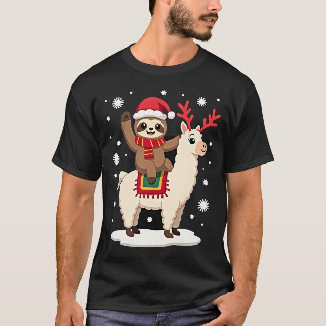 Alpacka Lathund Jul (1) T Shirt (Framsida)