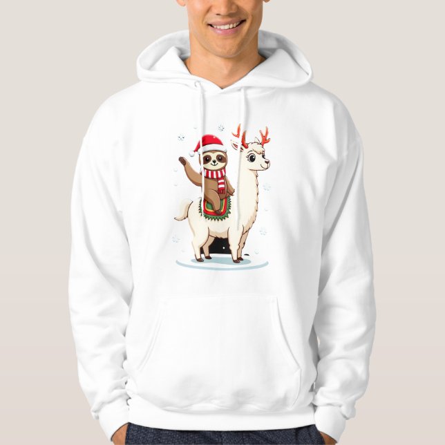 Alpacka Lathund Jul (3) Hoodie (Framsida)