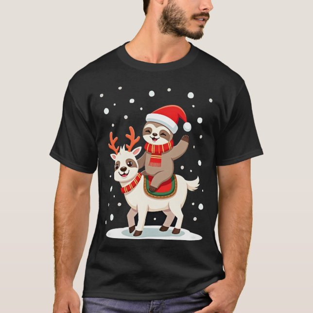 Alpacka Lathund Jul (4) T Shirt (Framsida)