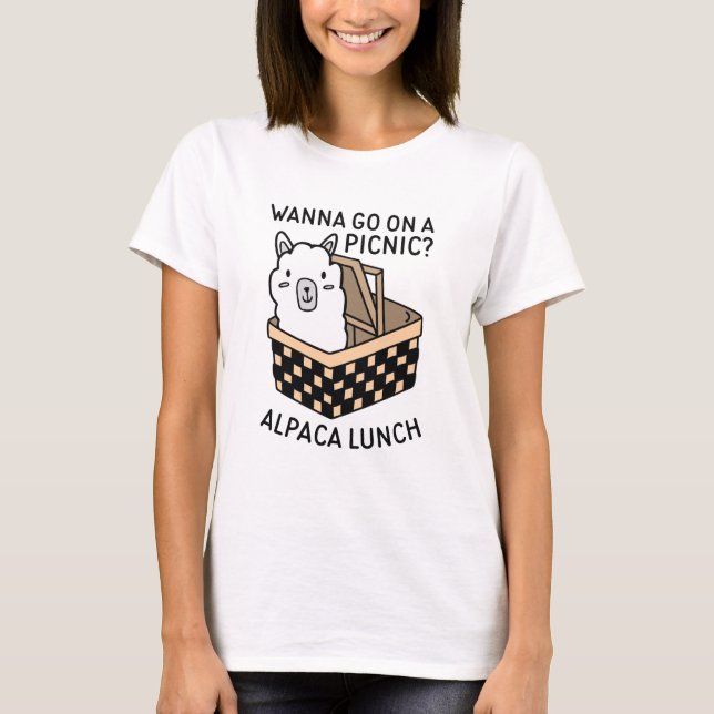 Alpacka lunch t shirt (Framsida)