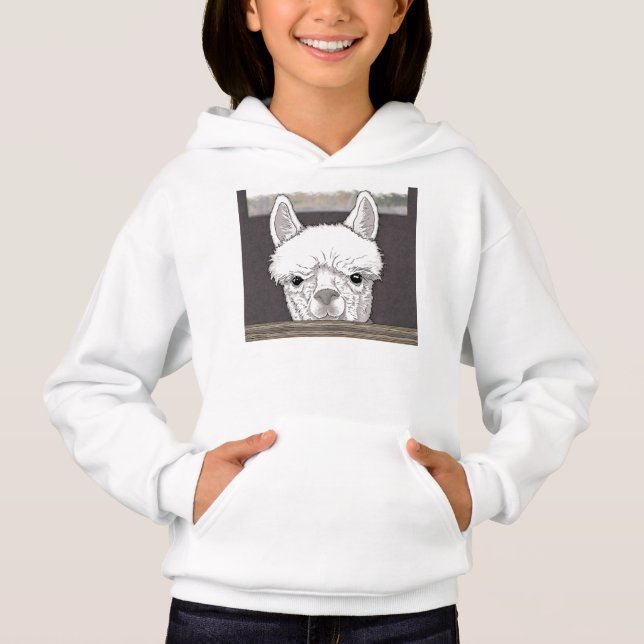 Alpacka Porträtt T Shirt (Framsida)