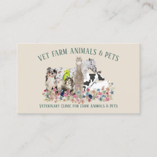 Alpackagårds Veterinär Visitkort