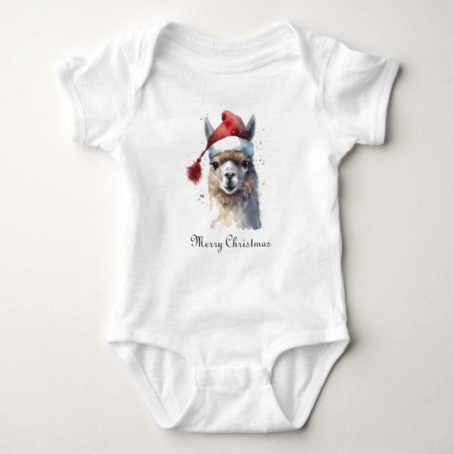 Alpackans första jul t shirt (Framsida)