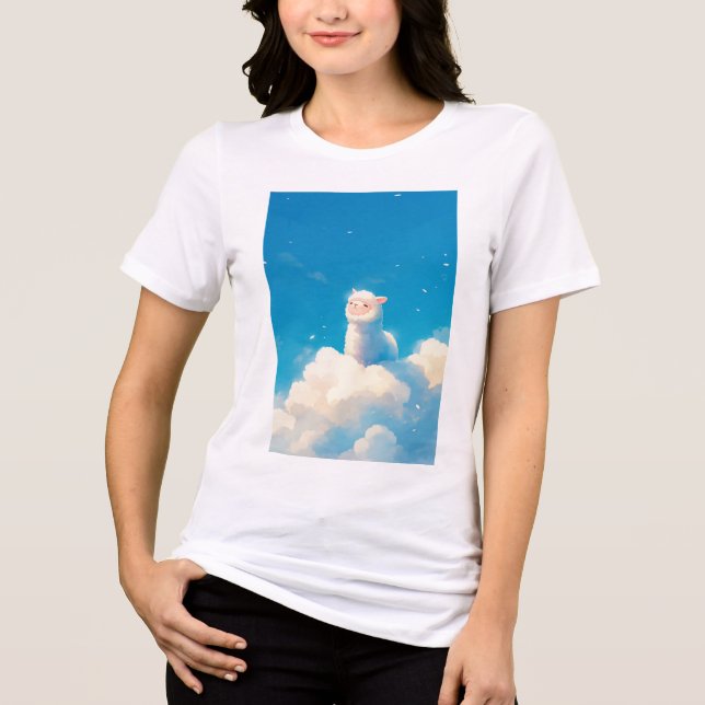 Alpackas Drömvärld T Shirt (Framsida)