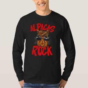 Alpakor Sten Llama Alpacka Viska Gård Djur T Shirt